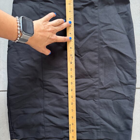 Van Heusen Black Pencil Skirt - Size 8 - Picture 5 of 7